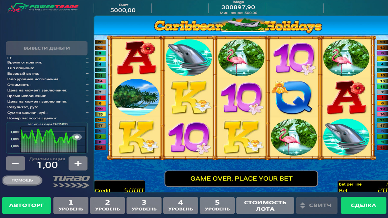 Слот Caribbean Holidays